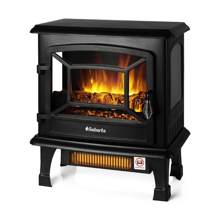 Turbro TS20 Electric Fireplace on white background.