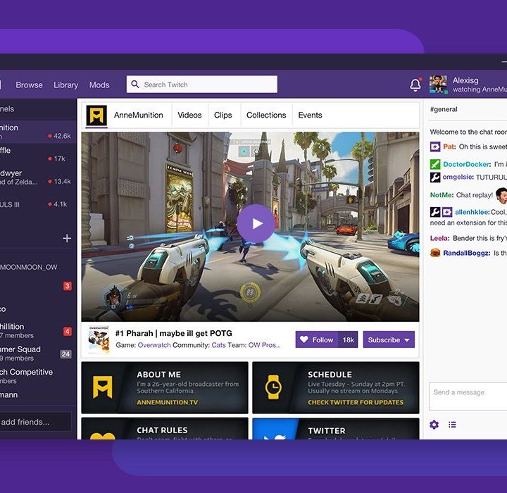 twitch desktop app.