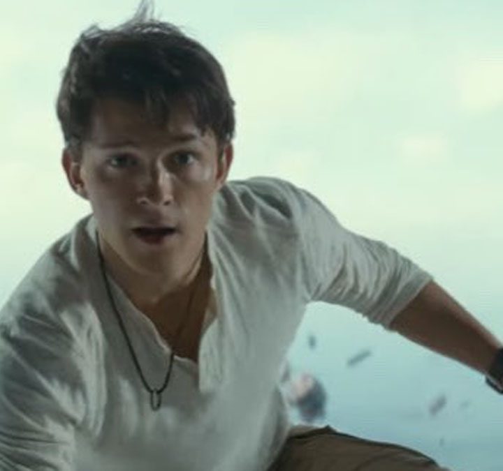 Tom Holland in Uncharted.
