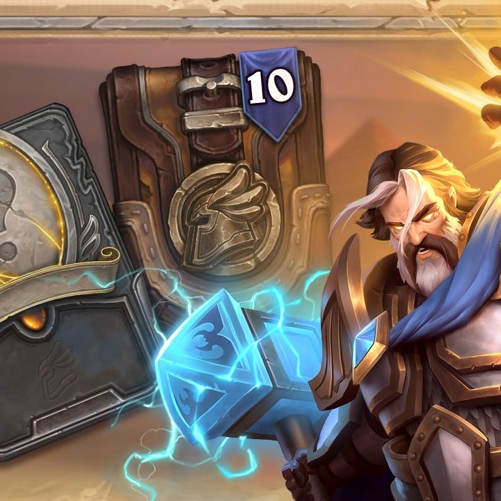 Uther Lightbringer next to Mercenary packs.