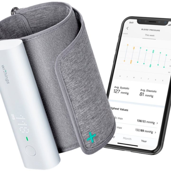Withings BPM Connect - Wi-Fi Smart Blood Pressure Monitor on a white background.