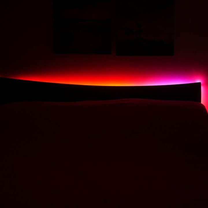 Multi-color effect with Wyze Light Strip Pro.