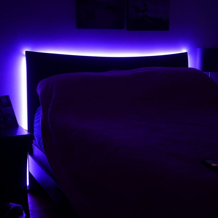Wyze Light Strip Pro in blue.