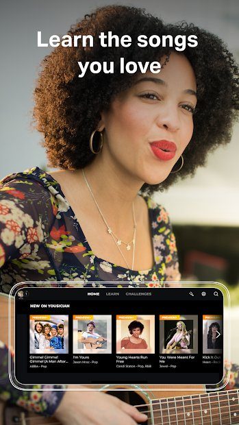 Yousician app learn songs you love.