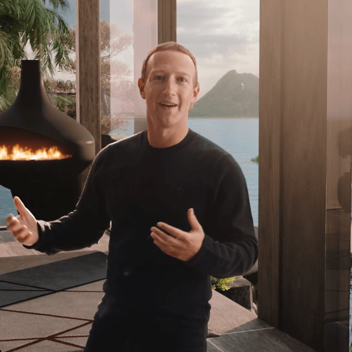 CEO Mark Zuckerberg introduces Meta.