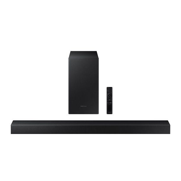 Samsung 170-watt, 2.1channel Soundbar with Wireless Subwoofer.