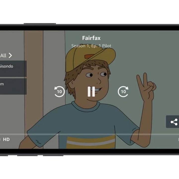Amazon Prime Video clip sharing on iPhone.