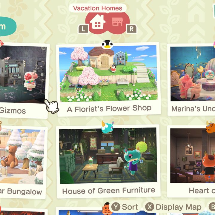 A few of the requests featured in Animal Crossing: Happy Home Paradise.