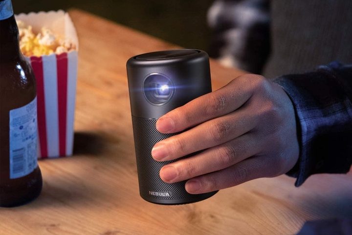 Anker Nebula Capsule portable projector.