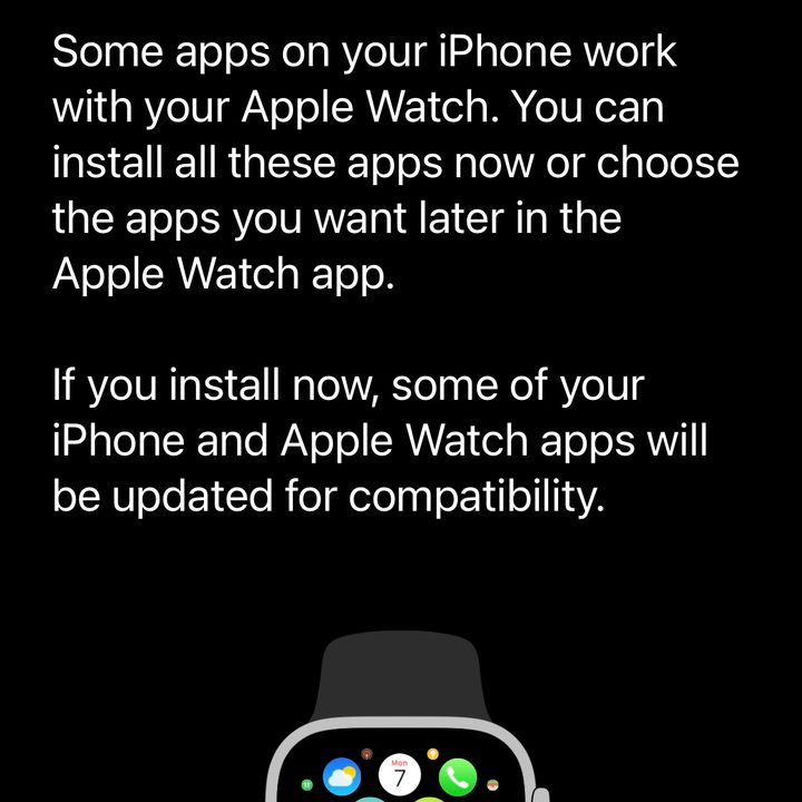 apple watch paired sequence.