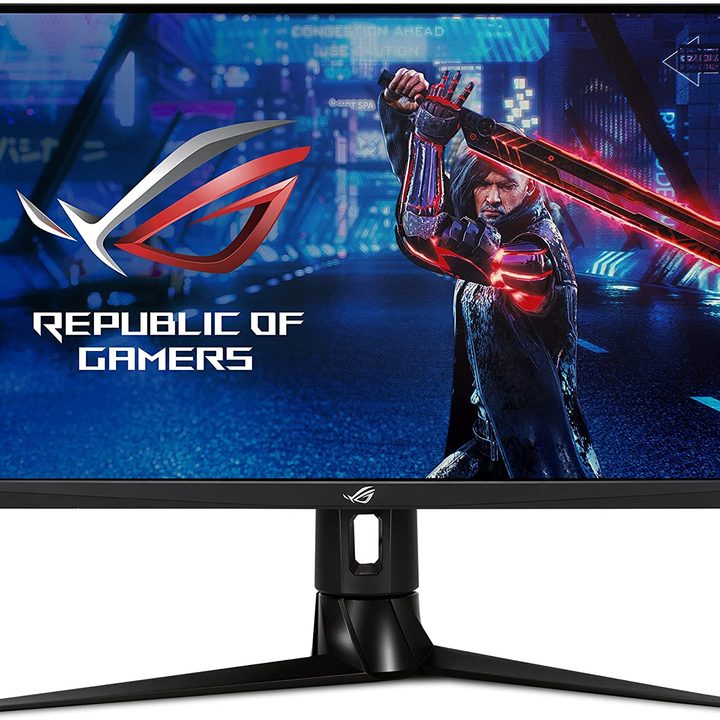 The Asus ROG Strix XG27AQM monitor.