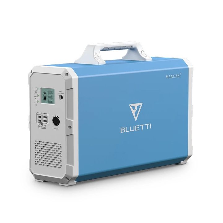 Bluetti EB240 Portable Power Station blue for portable power.