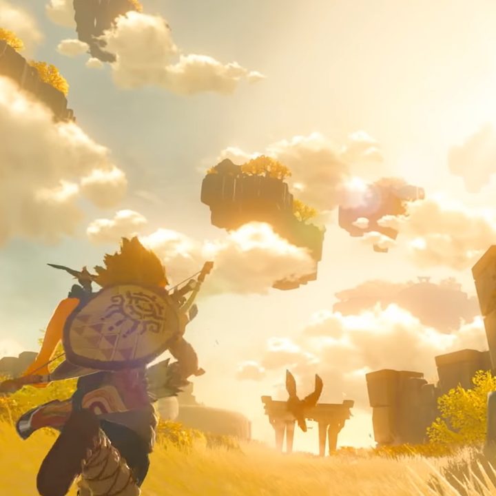 Link and Epona from The Legend of Zelda: Breath of the Wild sequel.