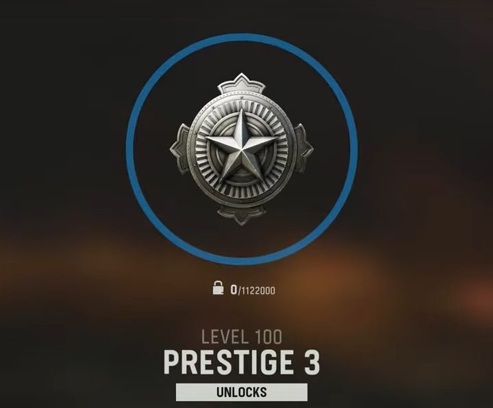 Earning prestige rank 3.