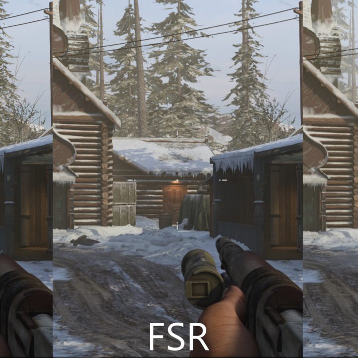 Upscaling modes in Call of Duty Vanguard.