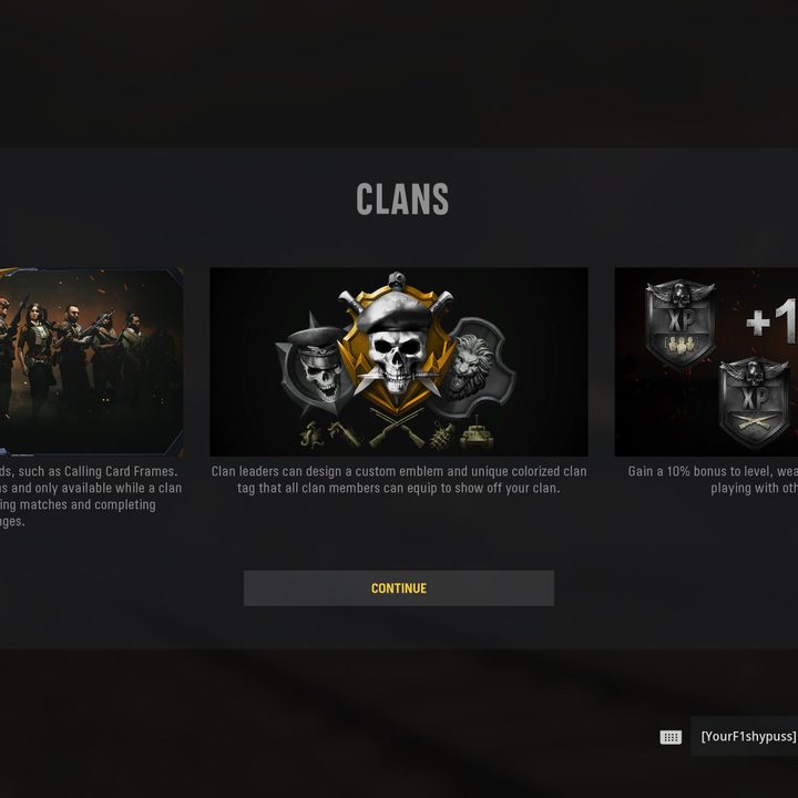 Clans in Call of Duty: Vanguard.