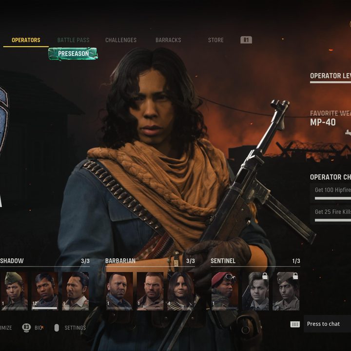Halima Operator in Call of Duty: Vanguard.