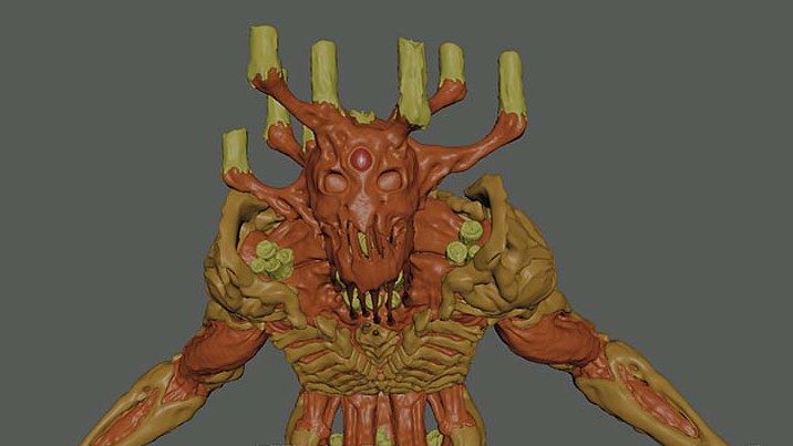 An early pre-visualization image of the Candlemaker from Doom Patrol.