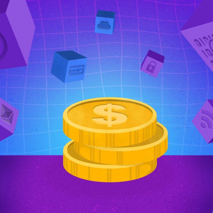 Cryptocurrency Composite illustration.