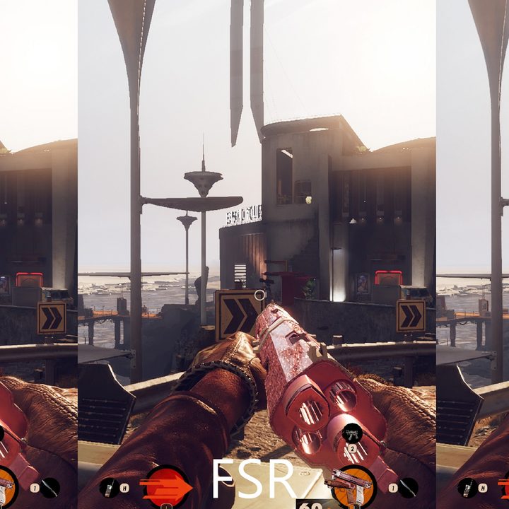Upscaling modes in Deathloop.