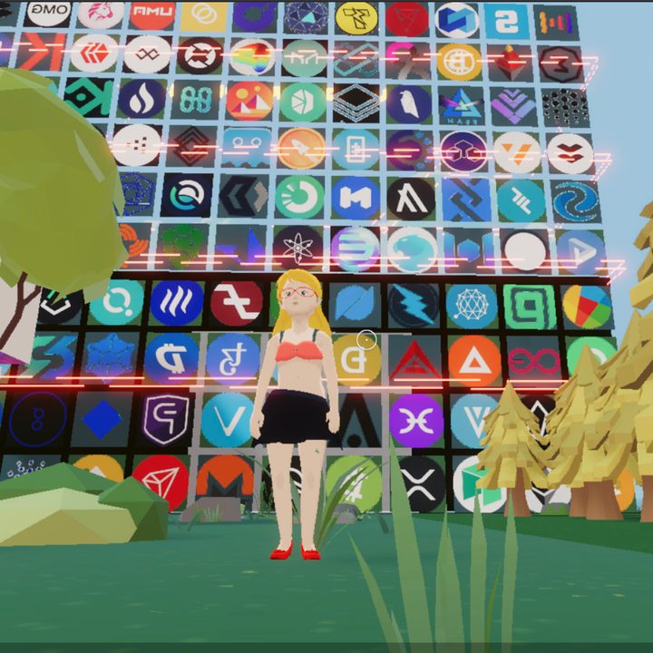 A screenshot of Decentraland.