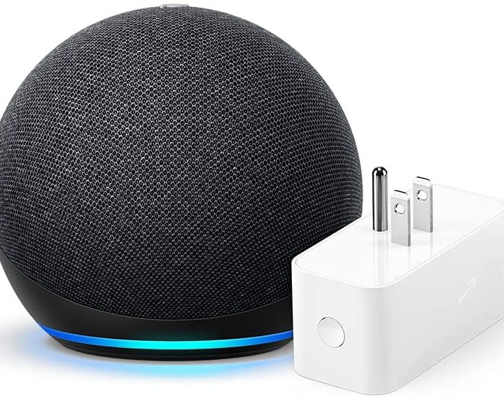 Echo Dot with Smart Plug.