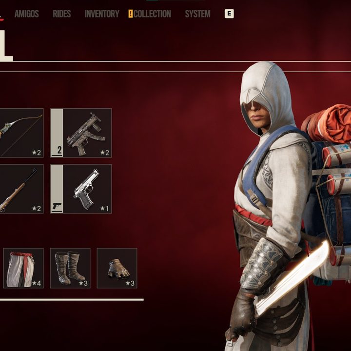 Far Cry 6 Arsenal Screen.