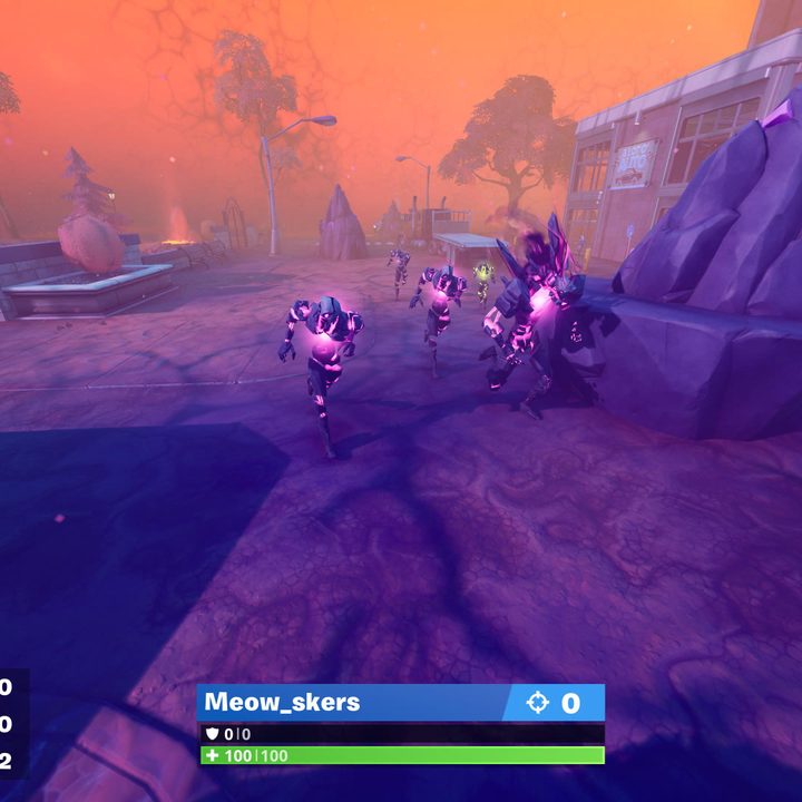 Cube Monsters in Fortnite.