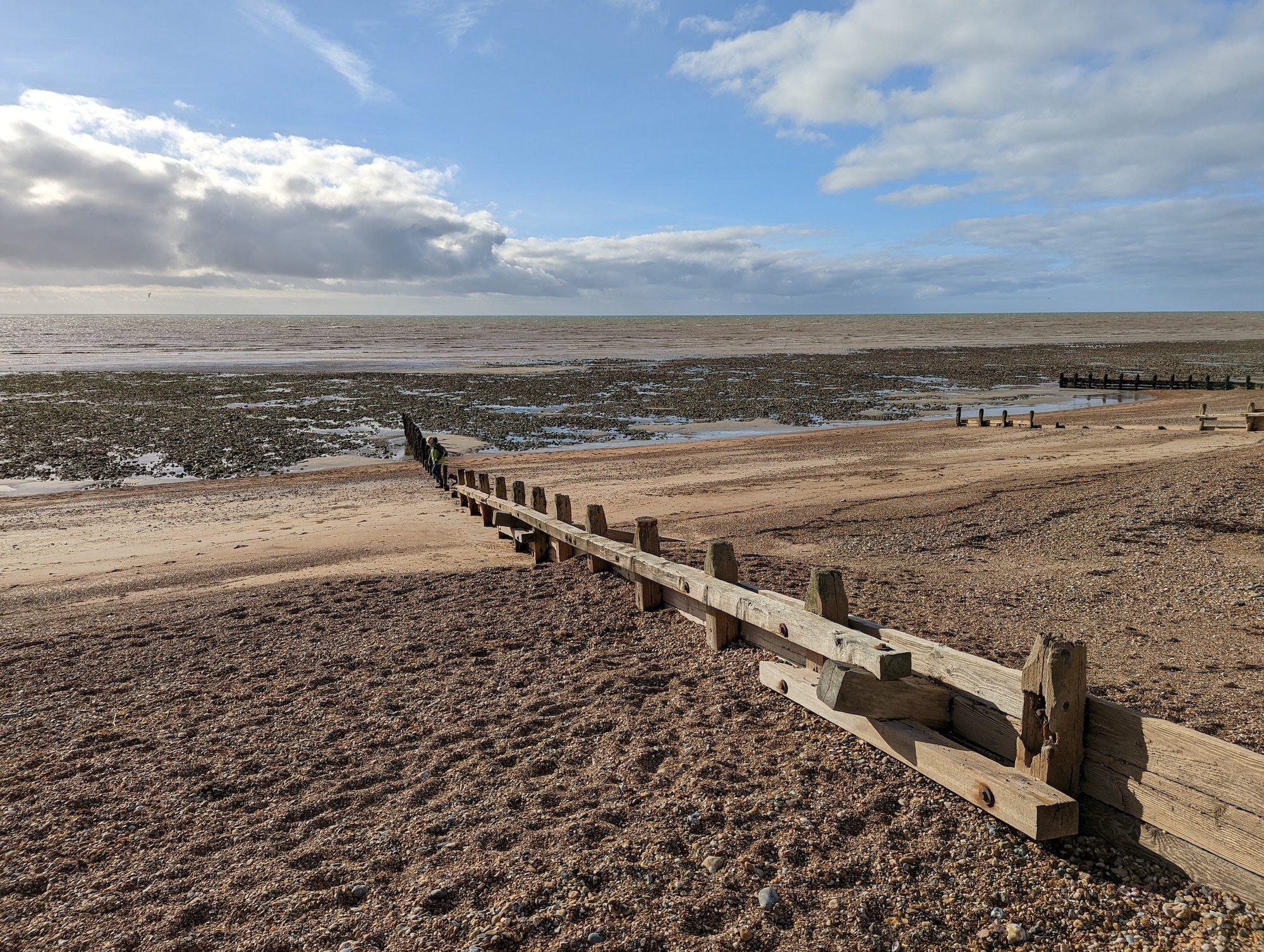 Pixel 6 photo of a sea wall.