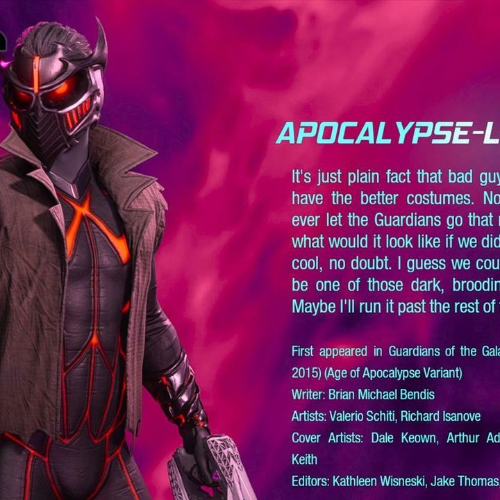 Star-Lord's Apocalypse Lord outfit from Guardians of the Galaxy.