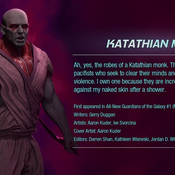 Drax's Katathian Monk Outfit from Guardians of the Galaxy.