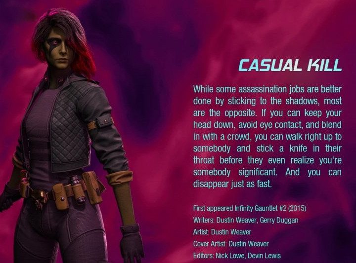 Gamora's Casual Kill outfit from Guardians of the Galaxy.