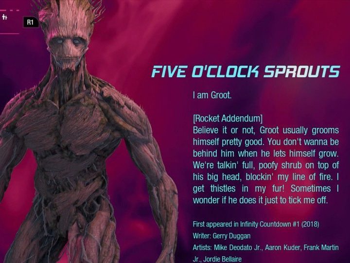 Groot's Five O'Clock Sprouts Outfit from Guardians of the Galaxy.