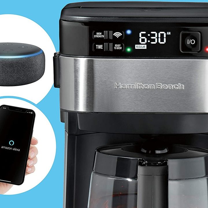 Hamilton Beach Alexa Coffee Maker.