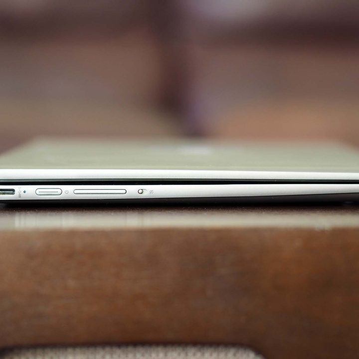 The left side of the HP Chromebook x360 14c features a USB-C port.
