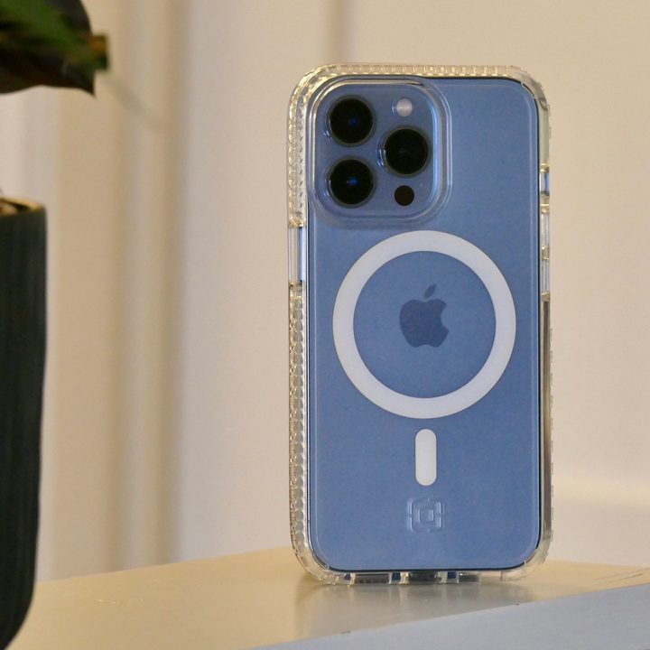iPhone 13 Pro in Incipio Grip for MagSafe case.