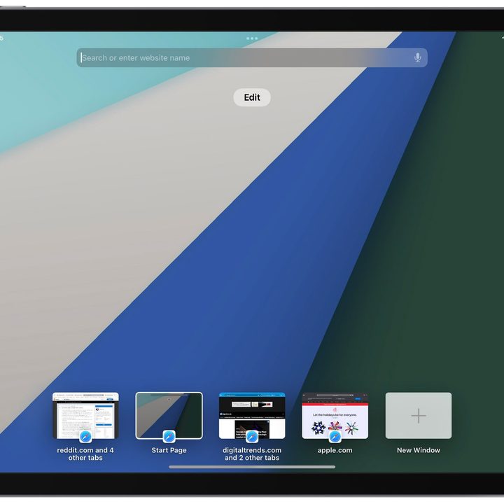 App shelf on iPadOS 15.