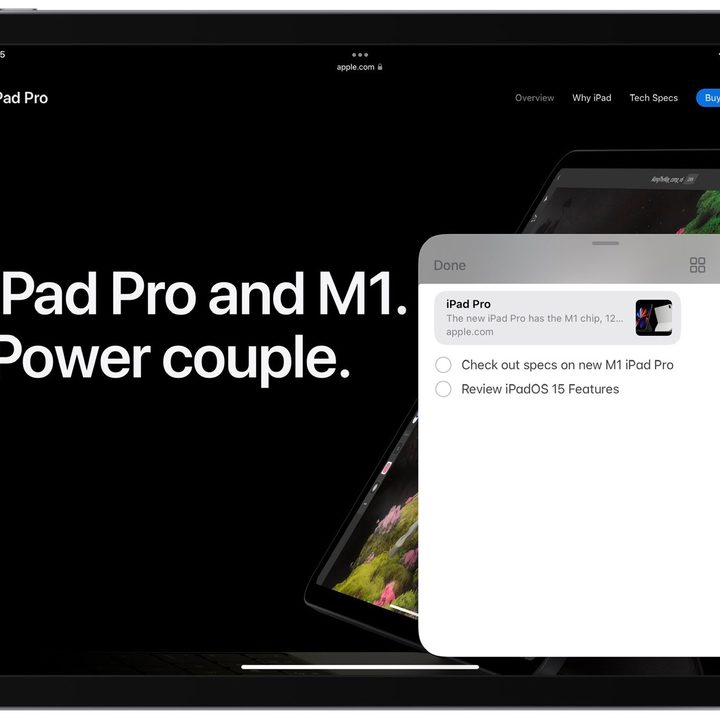 Quick Notes on iPadOS 15.