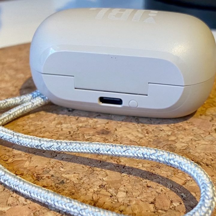 JBL Reflect Flow Pro charging case.