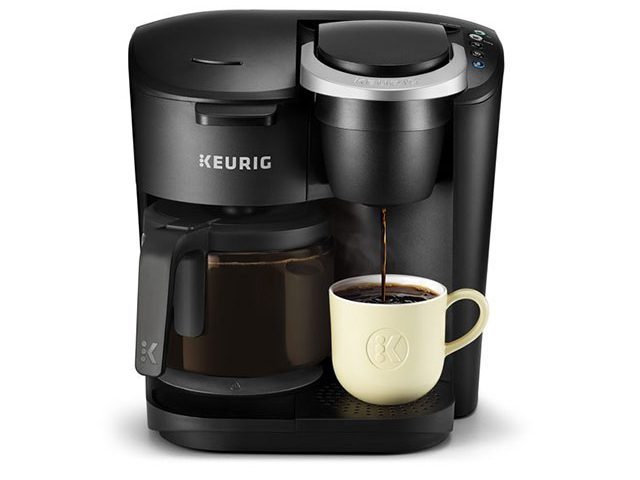 Keurig K-Duo Essentials Coffee Maker on a white background.