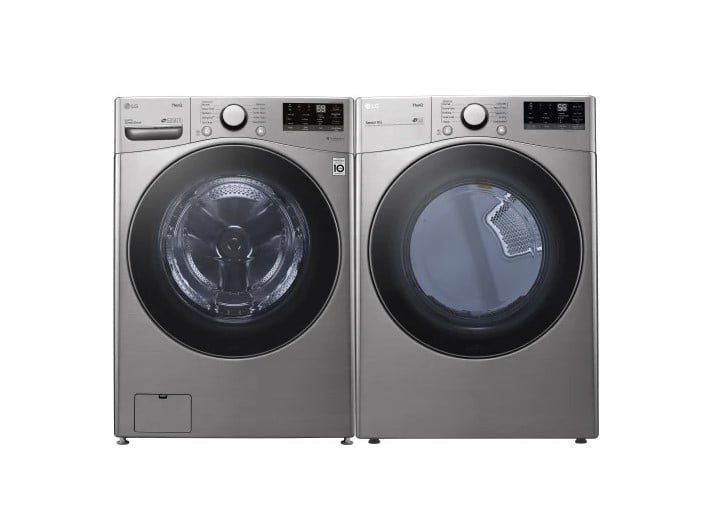 LG LGWADREV36001 SBS washer and dryer set.