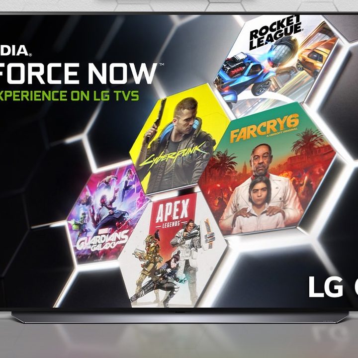 Nvidia GeForce Now on LG TVs.