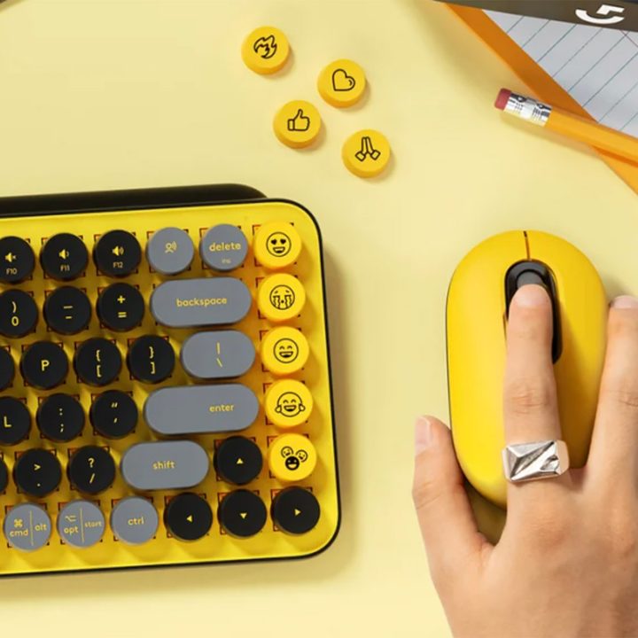 Logitech's latest Pop Keys keyboard features dedicated emoji keys.