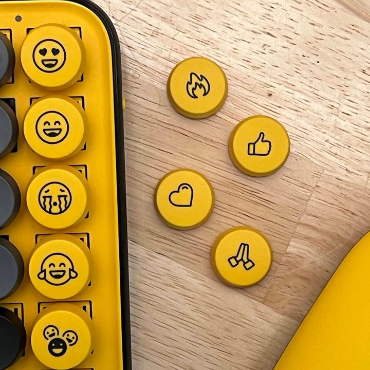 Logitech pop Keys comes with dedicated emoji buttons.