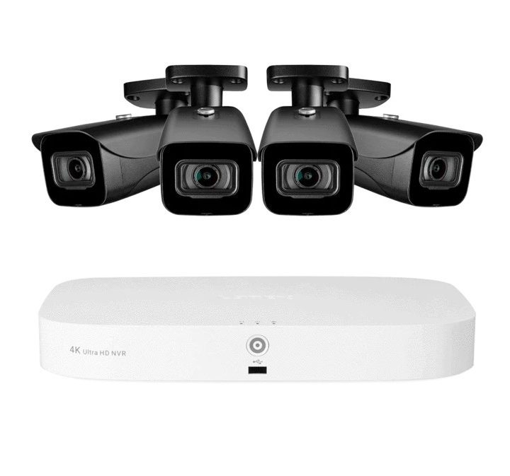 Lorex 8-Channel Fusion NVR Security System with 4K IP Cameras.