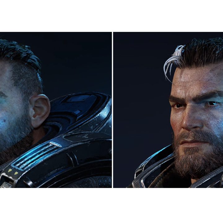 Side-by-side comparison of what Clarity Boost does in gaming.