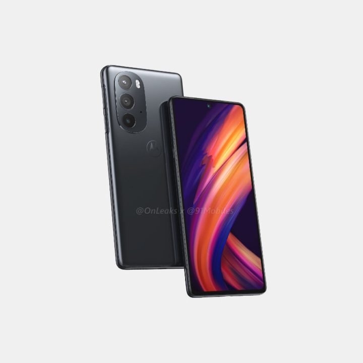 Motorola Edge X render showing the front and back of the smartphone.