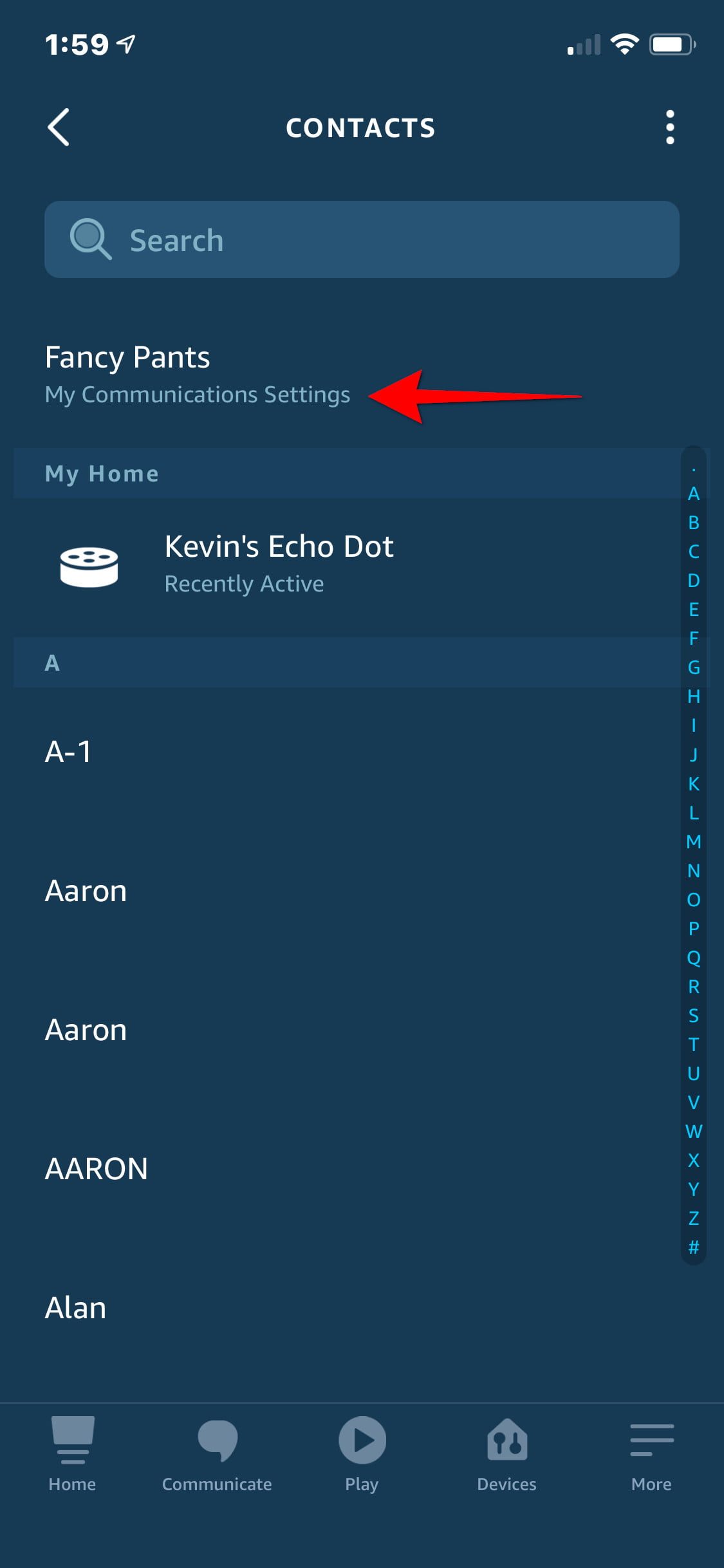 how to change alexas name my communication settings 1125x2436