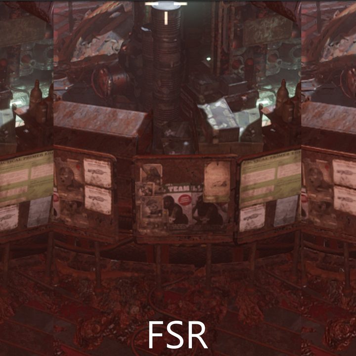 Upscaling modes in Necromunda.
