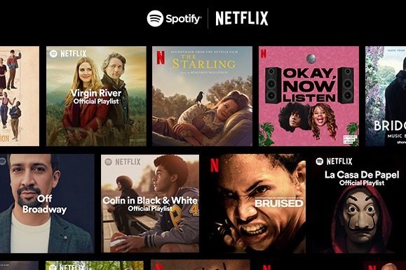 Netflix hub on Spotify.
